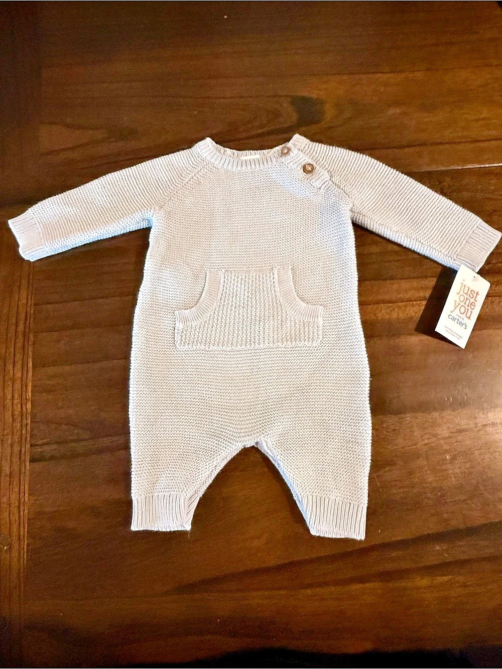 just one you made by carter's Knit Footie Newborn NWT